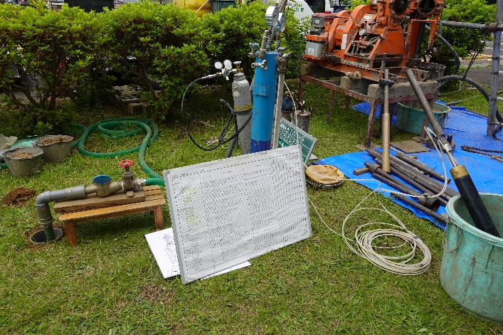 現場作業、機材紹介